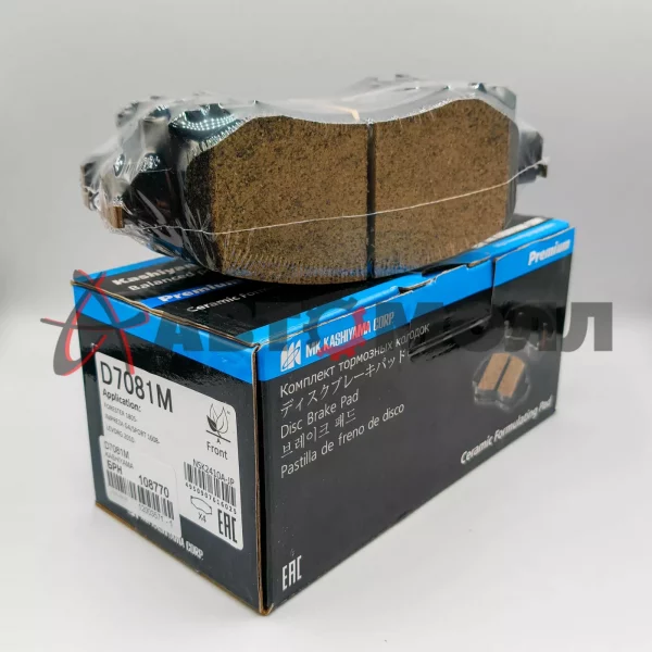 Колодки тормозные передние Kashiyama D7081M Forester Subaru Impreza GK2 GK3 GK7 GT2 GT3 GT7