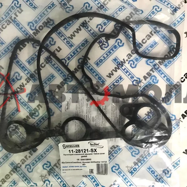 Прокладка крышки клапанов Stellox 1128121SX Kia Carens/Ceed/Soul, Hyundai i30/Elantra 1.4/1.6 06>