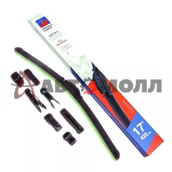 Щетка стеклоочистителя бескаркасная Double Force 425мм 17