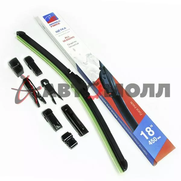 Щетка стеклоочистителя бескаркасная Double Force 450мм 18