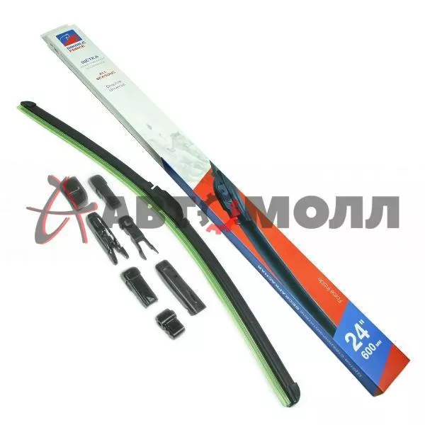 Щетка стеклоочистителя бескаркасная Double Force 600мм 24