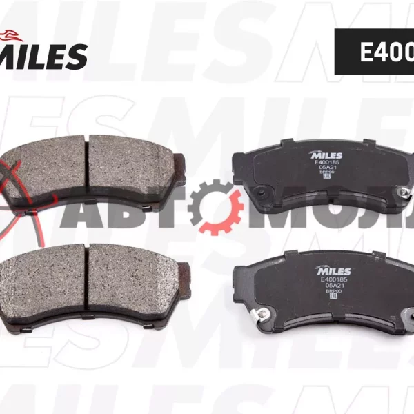 Колодки тормозные передние Miles E400185 MZ Atenza GHEFW 08-; 6 07-; 6 WAGON 07-