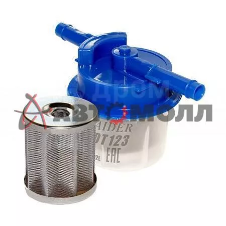 Фильтр топливный Raider FOT123 для дизелей ГАЗ УАЗ ВАЗ КАВЗ ЗИЛ для грубой очистки с отстойником
