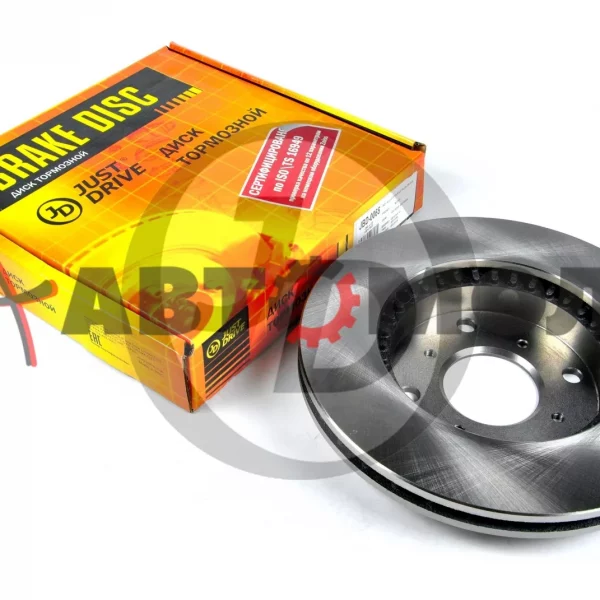 Диск тормозной передний JustDrive JBD0065 HO Accord VI (CG_,CF_,CL_,CH_) 98-02, Prelude (BB3, BB9) 9