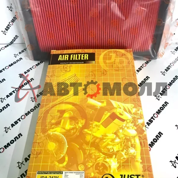 Фильтр воздушный JustDrive JDA243V Nissan QG/CD/GA/RB/SR/QR/VQ/YD-series SU EJ15#/16