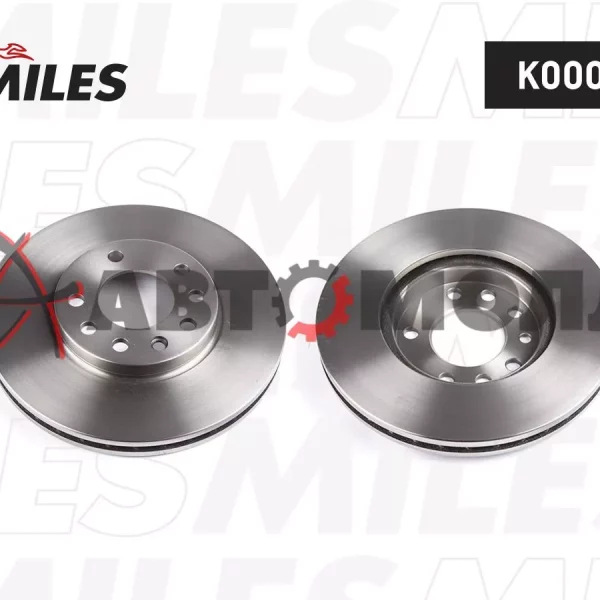 Диск тормозной передний Miles K000253 OPEL ASTRA G/H 98-09/MERIVA 03-/ZAFIRA 99-