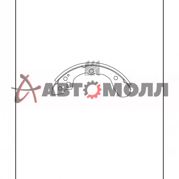 Колодки тормозные задние барабанные Kashiyama K11177 KI RIO 1.3/1.5 00-05