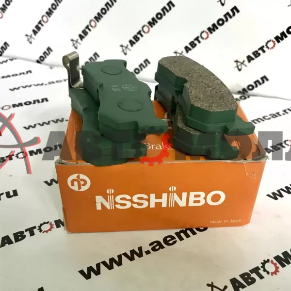 Колодки тормозные задние Nisshinbo PF2277 March K11 92-02, SU Pleo 98- D1181 D1181M JBP0259