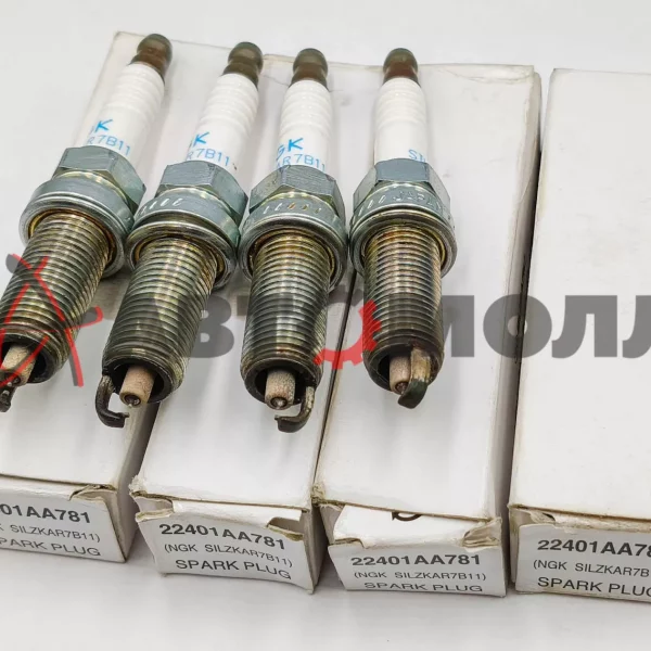 Свеча зажигания NGK 93482 SILZKAR7B11 Iridium 22401AA781 б/у пробег 70000км