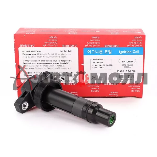 Катушка зажигания SpeedMate SMICH014 HY 1.4/1.6 - Elantra 06-, i30 07-; KI Ceed 06-, Cerato 06-
