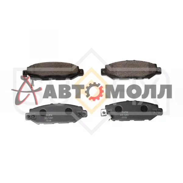 Колодки тормозные задние Sufix SX1261 Mark 9#/10# -tou 95-01,Crown 15# 95-99/14# 93- D2125MH