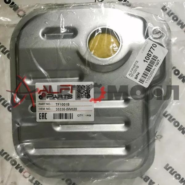 Фильтр АКПП AlfiParts TF1001B без прокл Toyota Corolla Runx Allex 2001-2006 Corolla 2007-