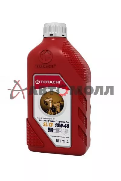 Масло моторное Totachi Niro Optima Pro 10W-40 SL/CF п/синтетика 1л 1C401