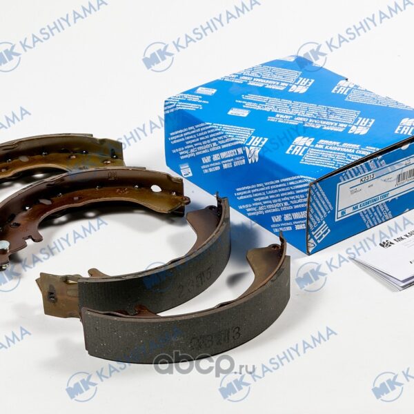 Колодки тормозные задние барабанные Kashiyama K2313 TO Starlet EP85/95 89-99, Corolla 95, Raum 4WD,