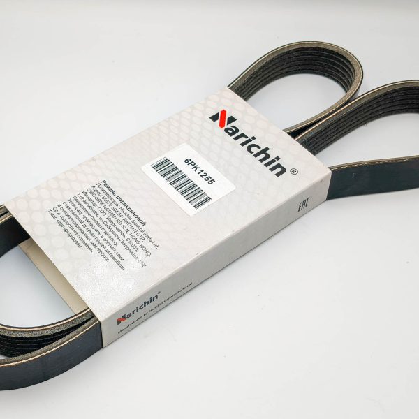 Ремень поликлиновой 6PK1255 Narichin TO 2ARFE - Camry 11-; HY 1.4/1.6/2.0CRDi - Accent 10- , Elantra