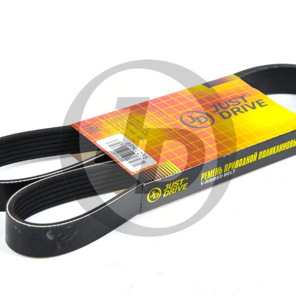 Ремень поликлиновой 6PK1255 JustDrive TO 2ARFE - Camry 11-; HY 1.4/1.6/2.0CRDi - Accent 10- , Elantr