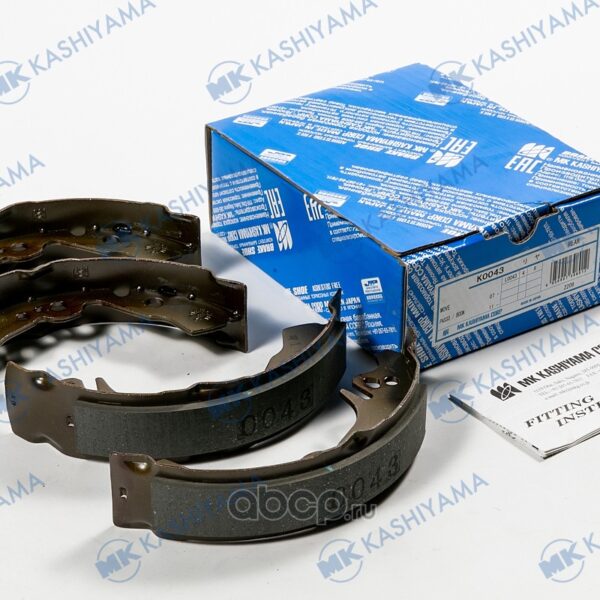Колодки тормозные задние барабанные Kashiyama K0043 DA Move 06-, Mira 06-, Tanto 07-