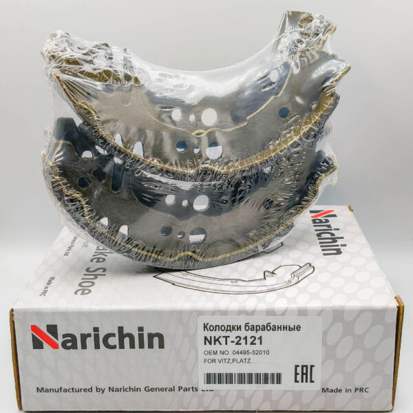 Колодки тормозные задние барабанные Narichin NKT2121 Vitz NCP10/SCP10/13 99-, Platz NCP12/SCP11 K235