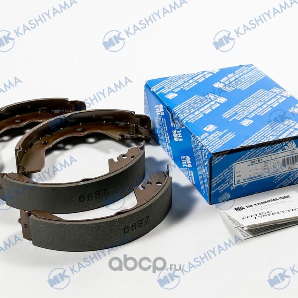 Колодки тормозные задние барабанные Kashiyama K6687 Pajero mini H51A/H56A 97-, Pajero JR JBS0032