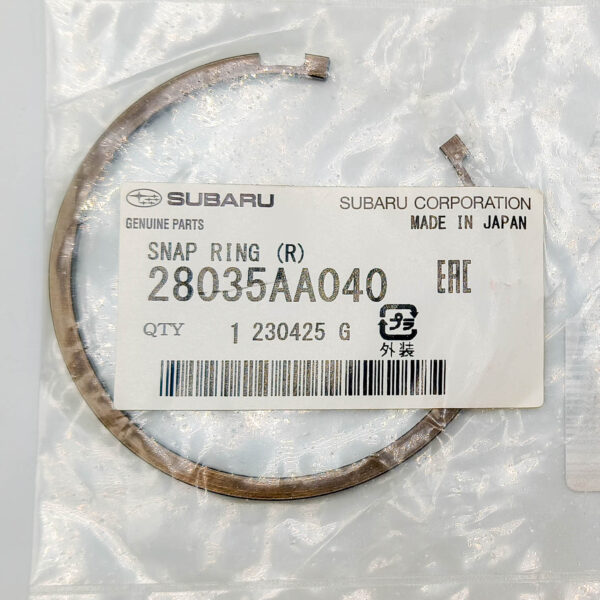 Кольцо стопорное подшипника ступичного Subaru 28035AA040