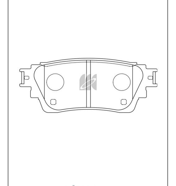 Колодки тормозные задние Kashiyama D6161 Mitsubishi Outlander GF2W 2008- Eclipse Cross GK1W 2015-