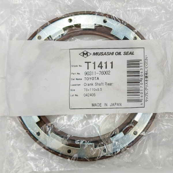 Сальник коленвала задний Musashi T1411