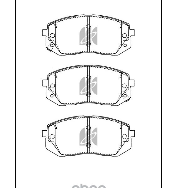 Колодки тормозные передние Kashiyama D11373MH Hyundai Tucson TL TLE 2018-