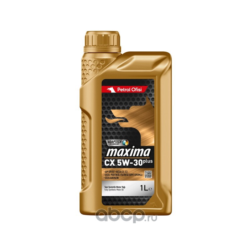 Масло моторное Petrol Ofisi Maxima CX 5W-30 Plus ACEA C2, C3, API SP/CF 1л (Турция) Масло моторное Petrol Ofisi Maxima CX 5W-30 Plus ACEA C2, C3, API SP/CF 1л (Турция)