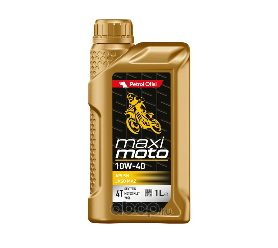 Масло моторное 4-тактное для мотоциклов Petrol Ofisi Maximoto 10W-40 SN MA2 1л (Турция) Масло моторное 4-тактное для мотоциклов Petrol Ofisi Maximoto 10W-40 SN MA2 1л (Турция)