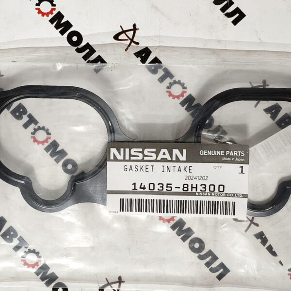 Прокладка впускного коллектора Nissan 140358H300 металл QR20DE, QR25DE