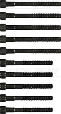 Комплект болтов ГБЦ Victor Rainz 145502901 Toyota Corolla Corsa 4E 5E-FE 90 10штук