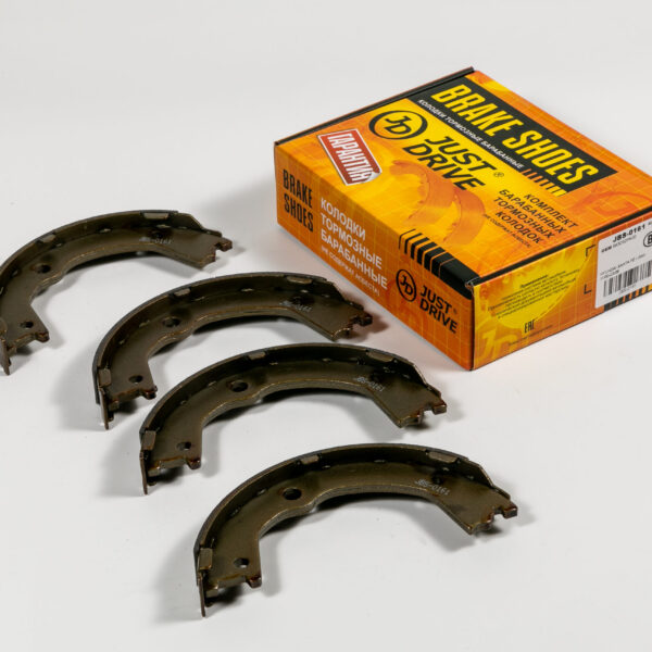 Колодки тормозные задние барабанные JustDrive JBS0161 Hyundai Santa Fe I SM II CM Sorento 2009-