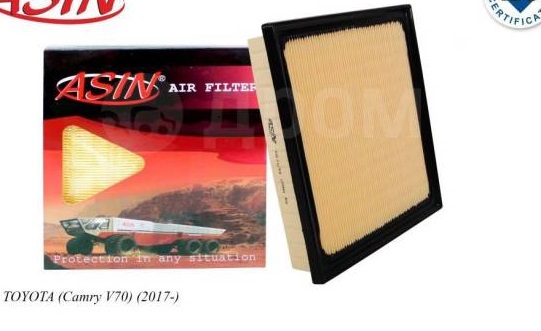 Фильтр воздушный Asin AsinFa2343 Toyota Camry ASV70 2017- A25AFKS M20AFKS M20DFKS 2ARFE 2GRFK