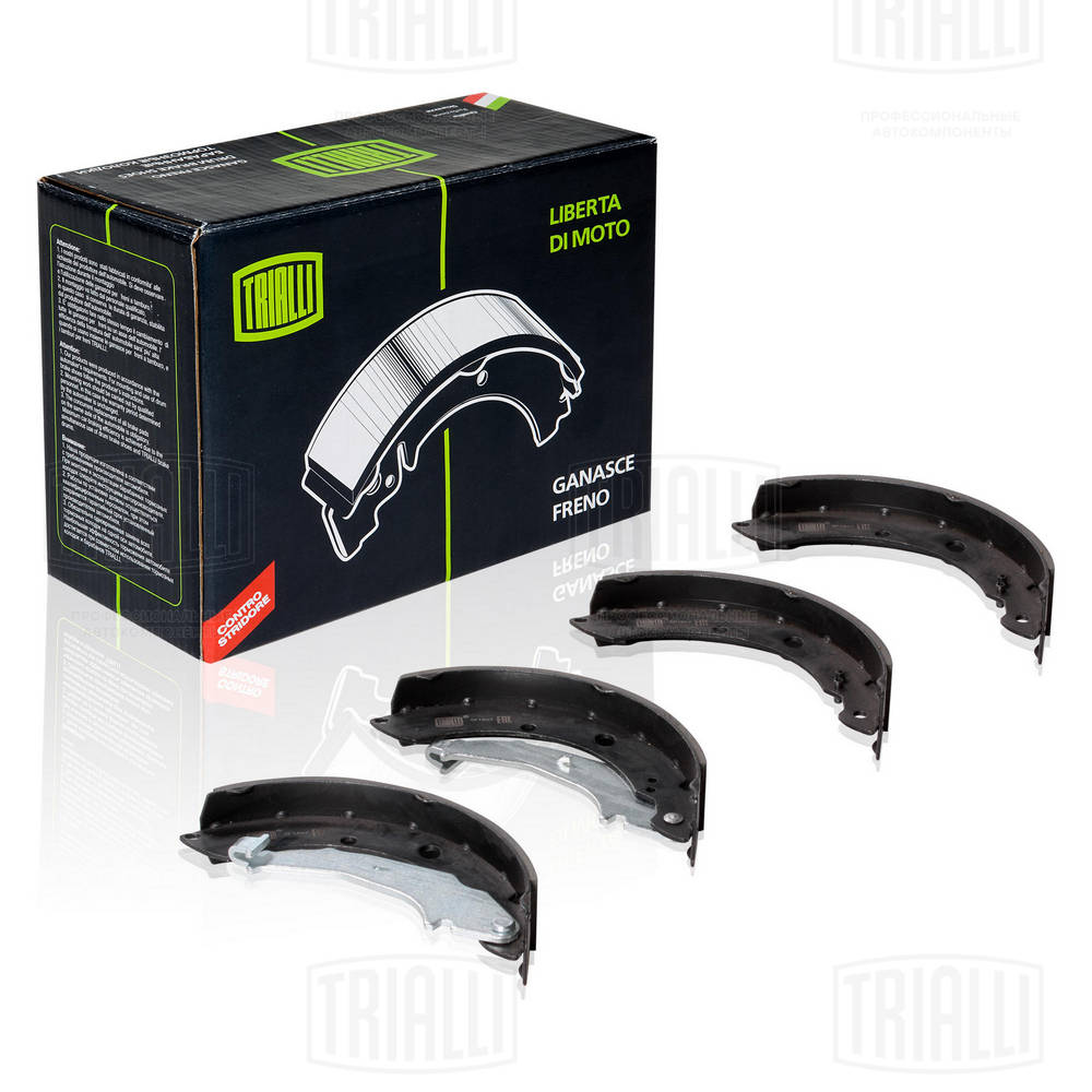 Колодки тормозные задние барабанные Trialli GF1867 VW Polo Sedan 2010- Колодки тормозные задние барабанные Trialli GF1867 VW Polo Sedan 2010-