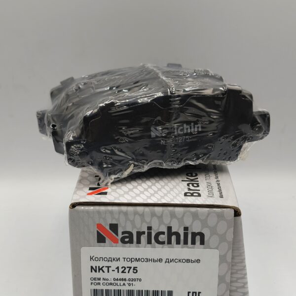 Колодки тормозные задние Narichin NKT1275 Toyota Corolla E12U 1,4-1,6 2002-